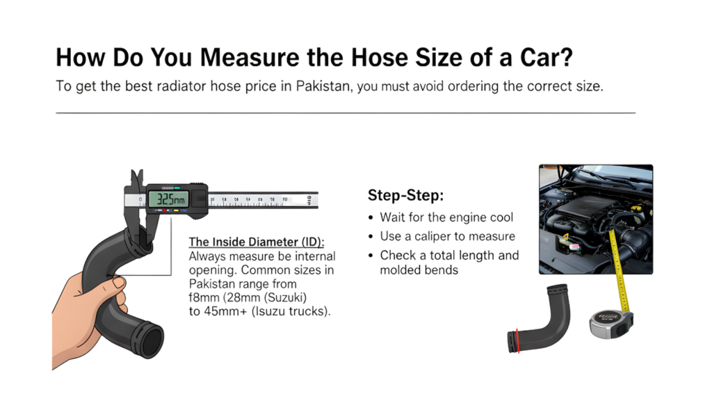 How To Measure the Hose Size of a Car?