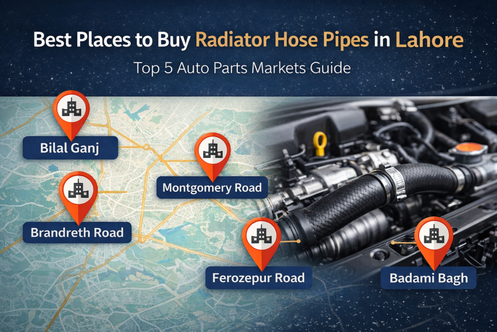 Top 5 Radiator Hose Pipe Markets in Lahore


